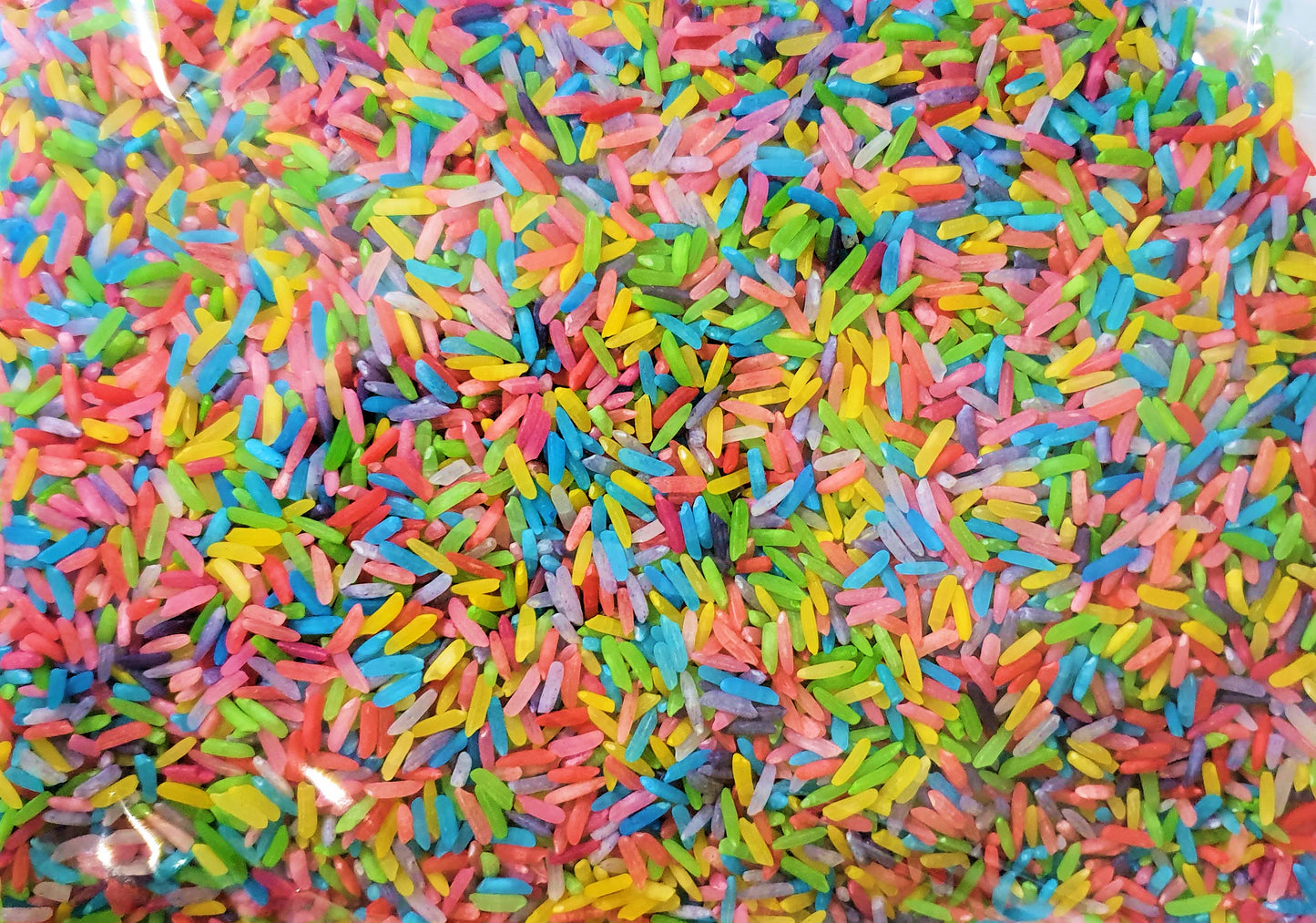 Rainbow Sensory Rice - Mix your Own - 1.5kg