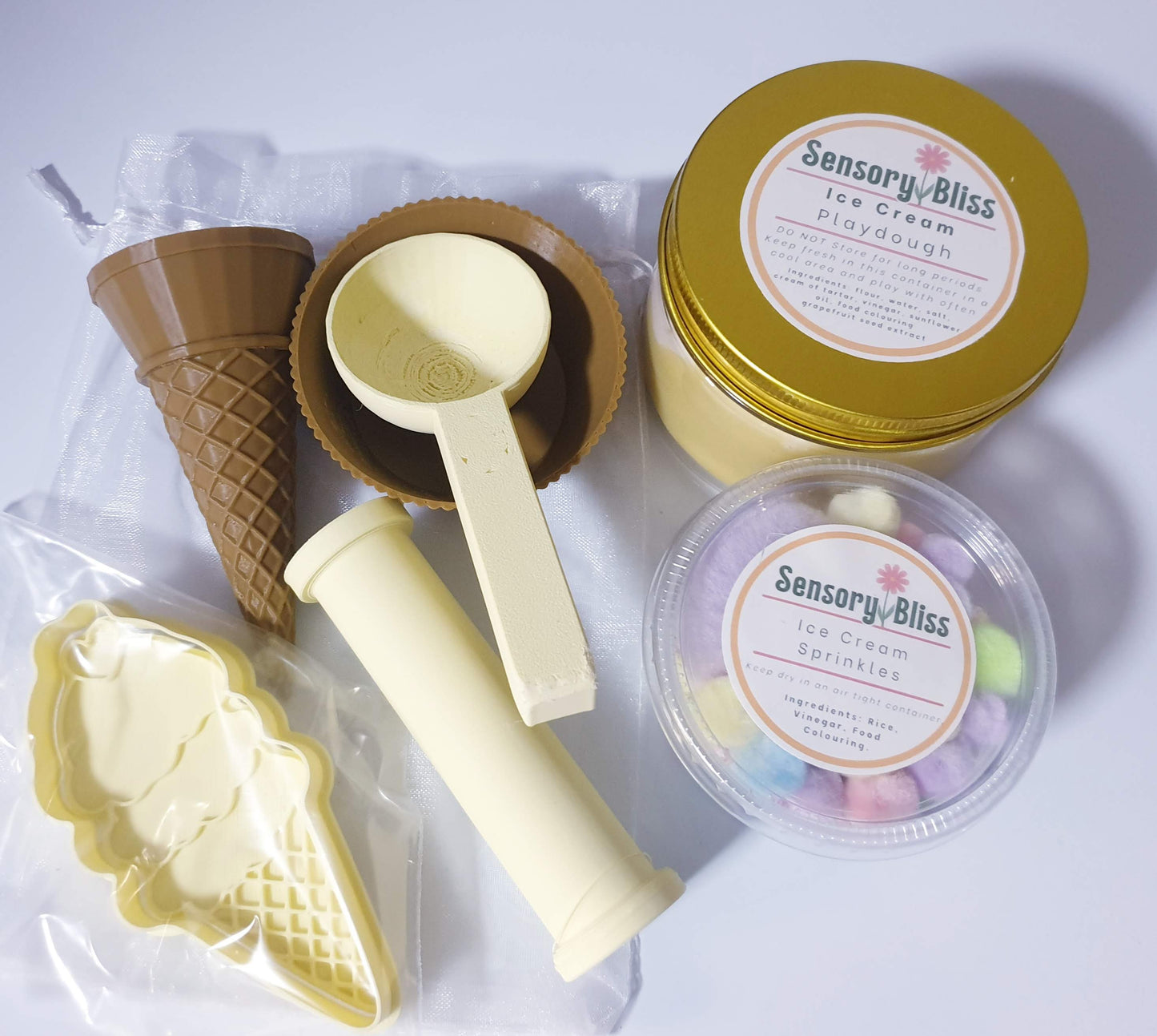 Ice-Cream Mini Playdough Kit