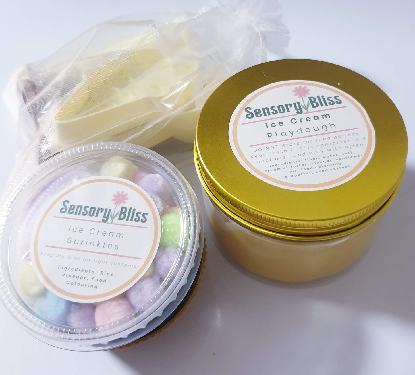 Ice-Cream Mini Playdough Kit
