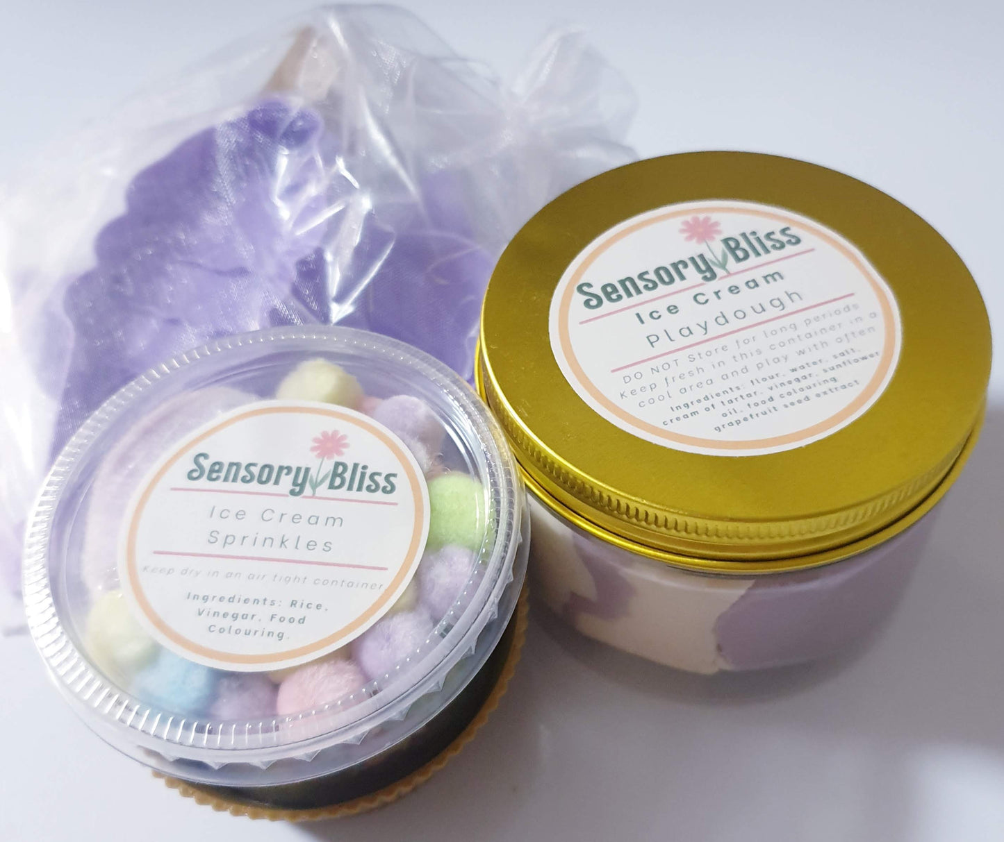 Ice-Cream Mini Playdough Kit