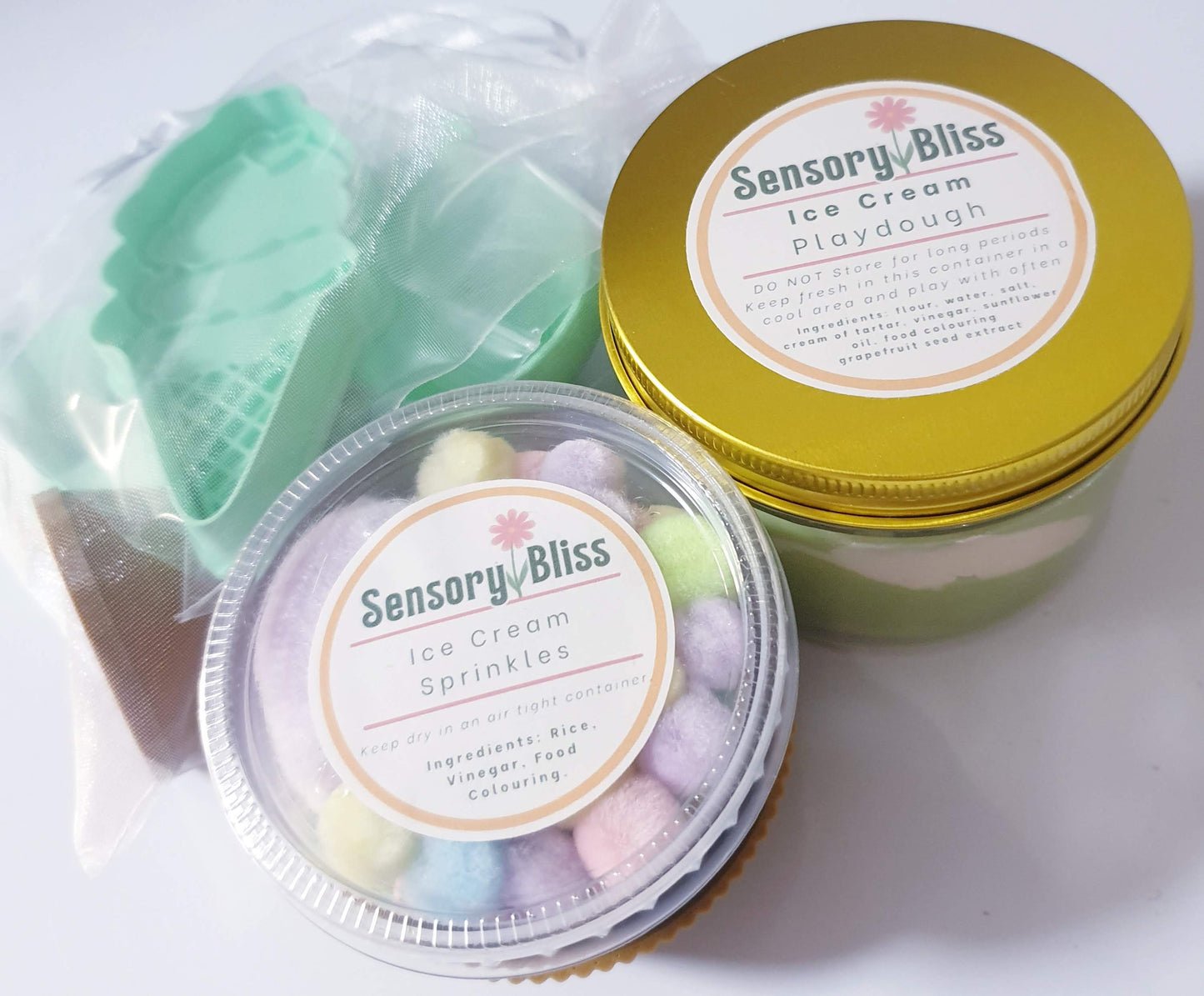 Ice-Cream Mini Playdough Kit