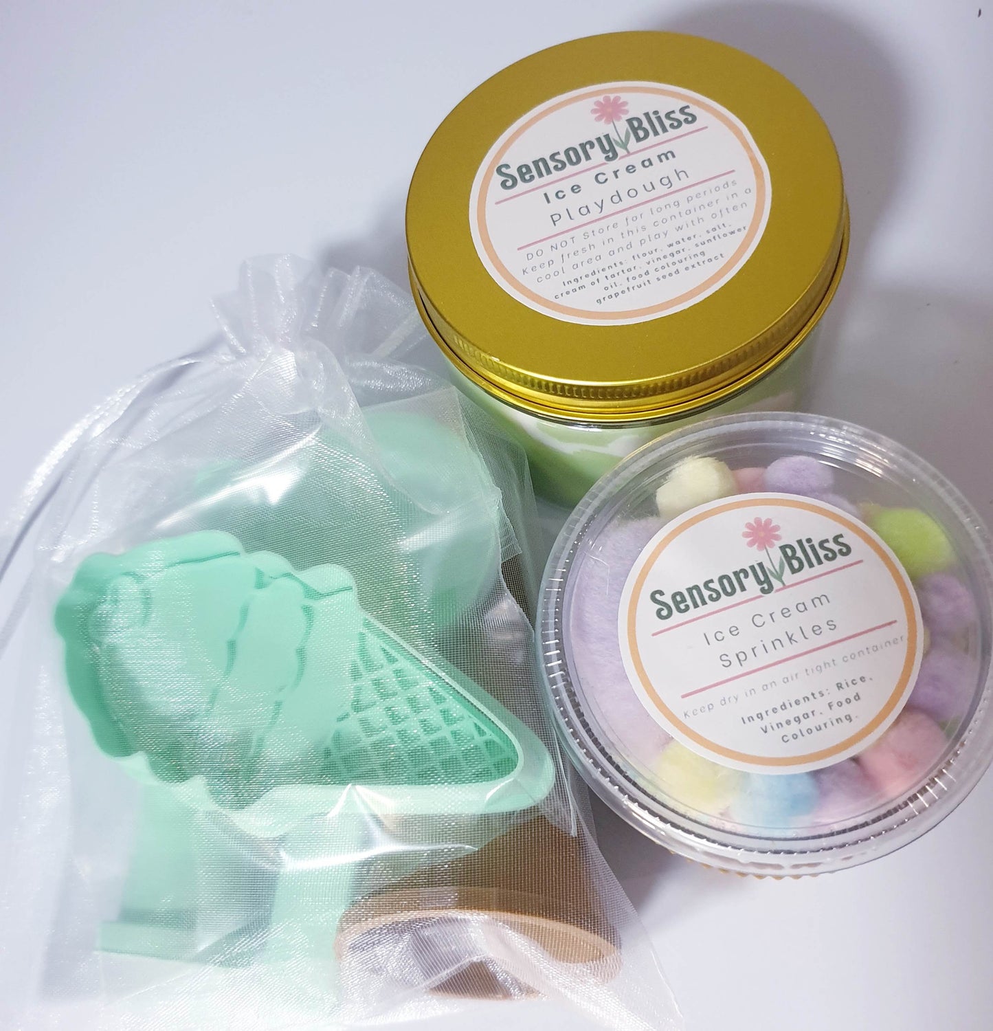 Ice-Cream Mini Playdough Kit