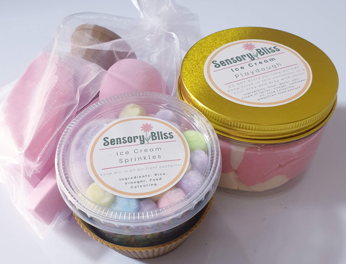 Ice-Cream Mini Playdough Kit