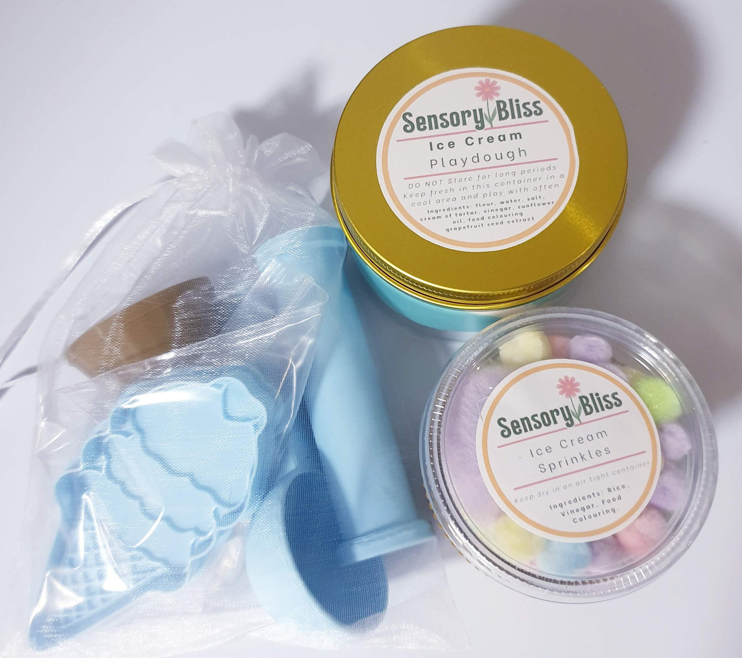 Ice-Cream Mini Playdough Kit