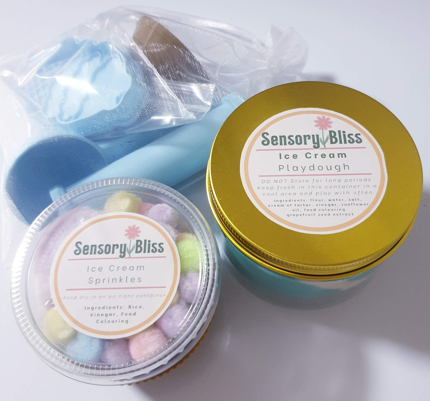 Ice-Cream Mini Playdough Kit