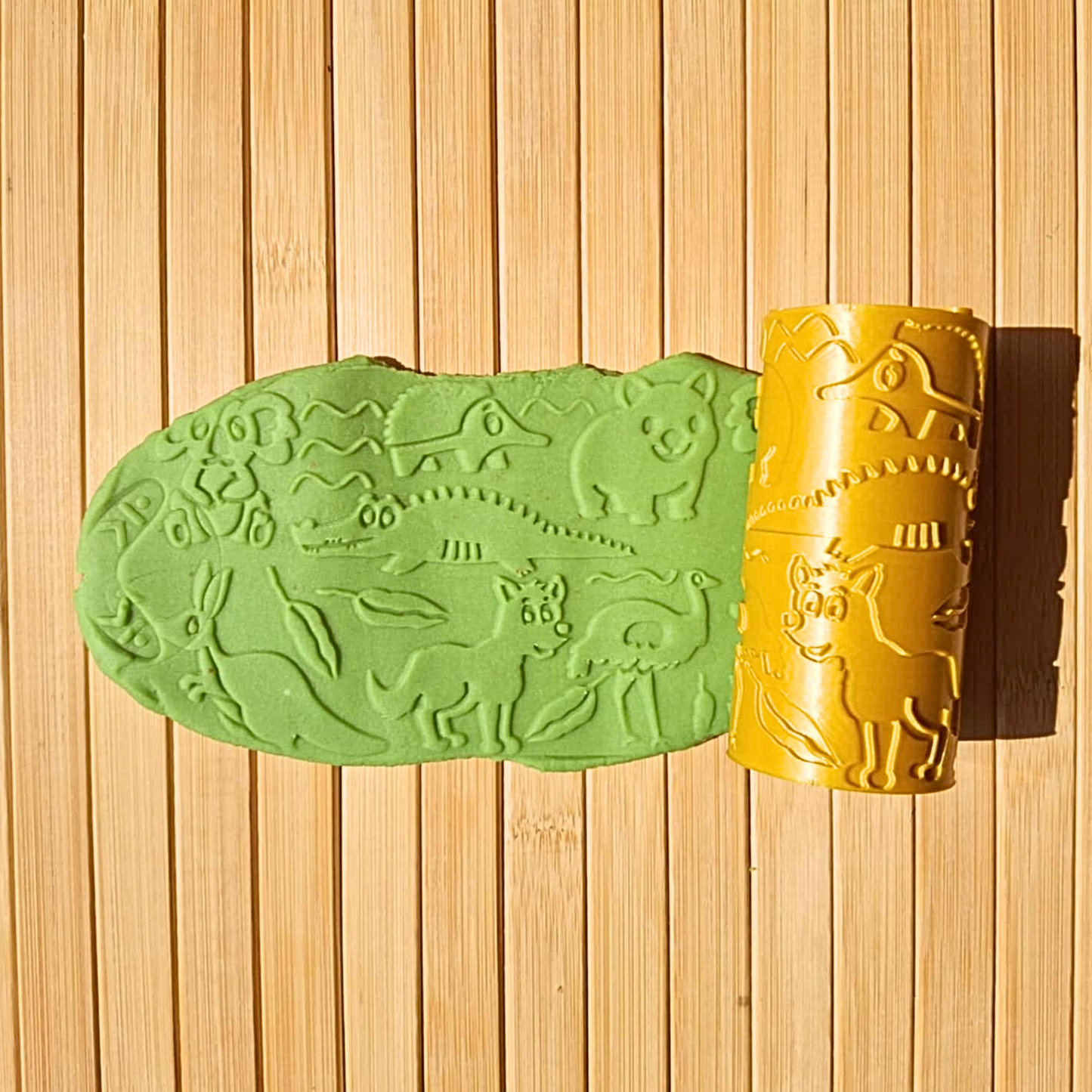 Themed Patterned Playdough Rollers
