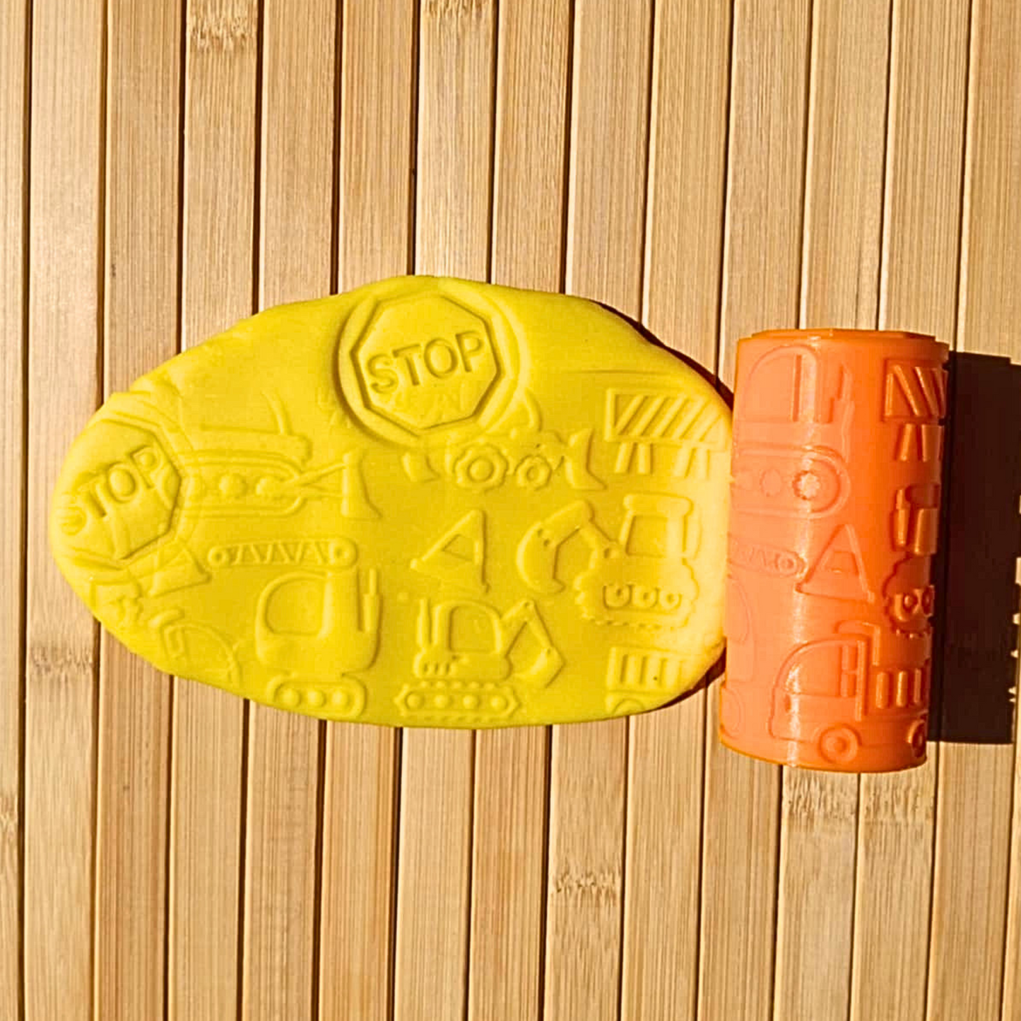 Themed Patterned Playdough Rollers