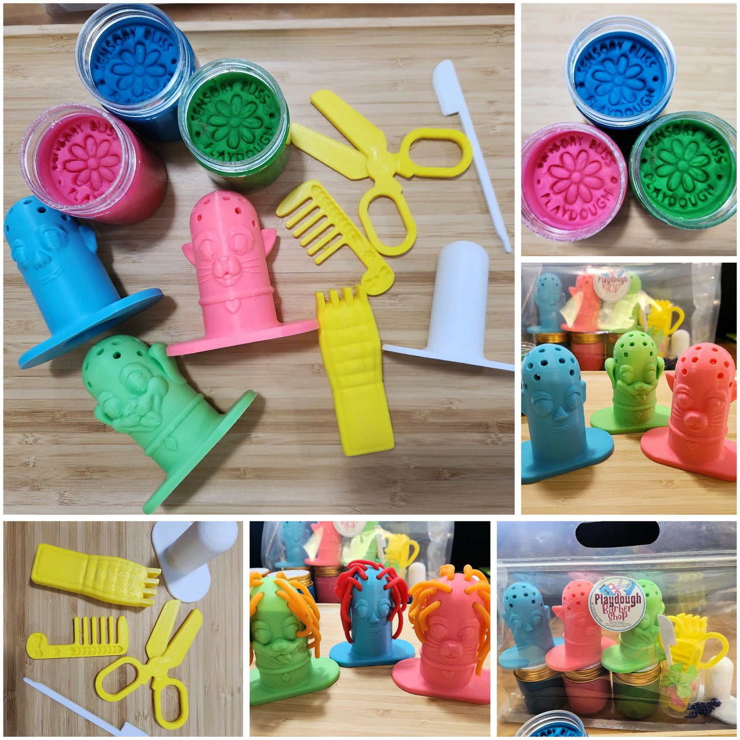 Playdough Barber Shop Kit