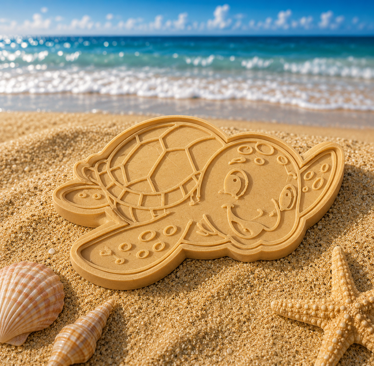 Under the Sea - Ocean Playdough Tools Cutters, Stamps and Rollers