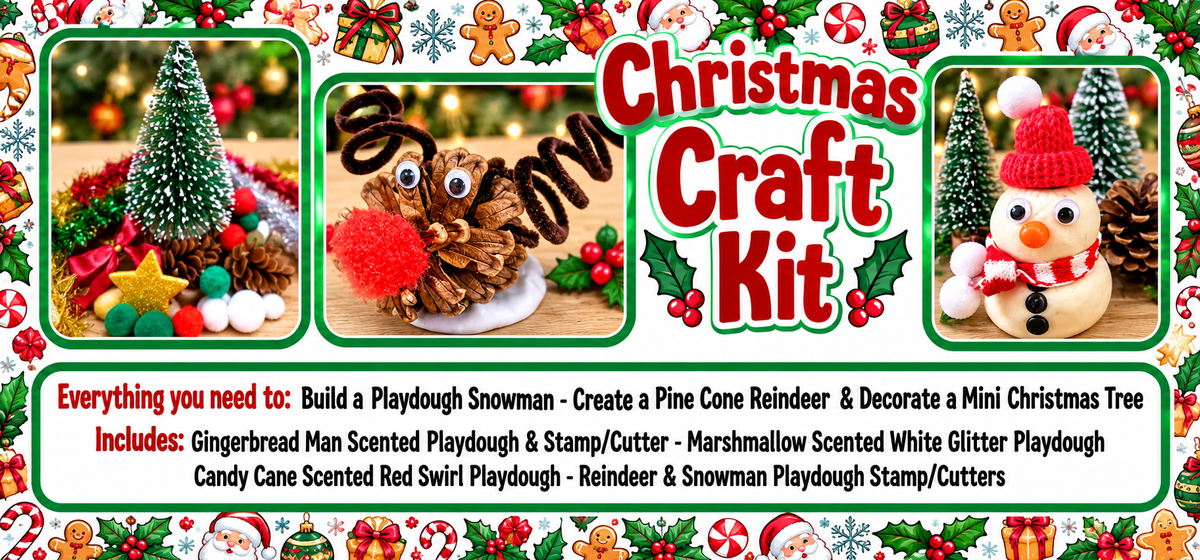 Christmas Sensory Craft & Scented Playdough Kit