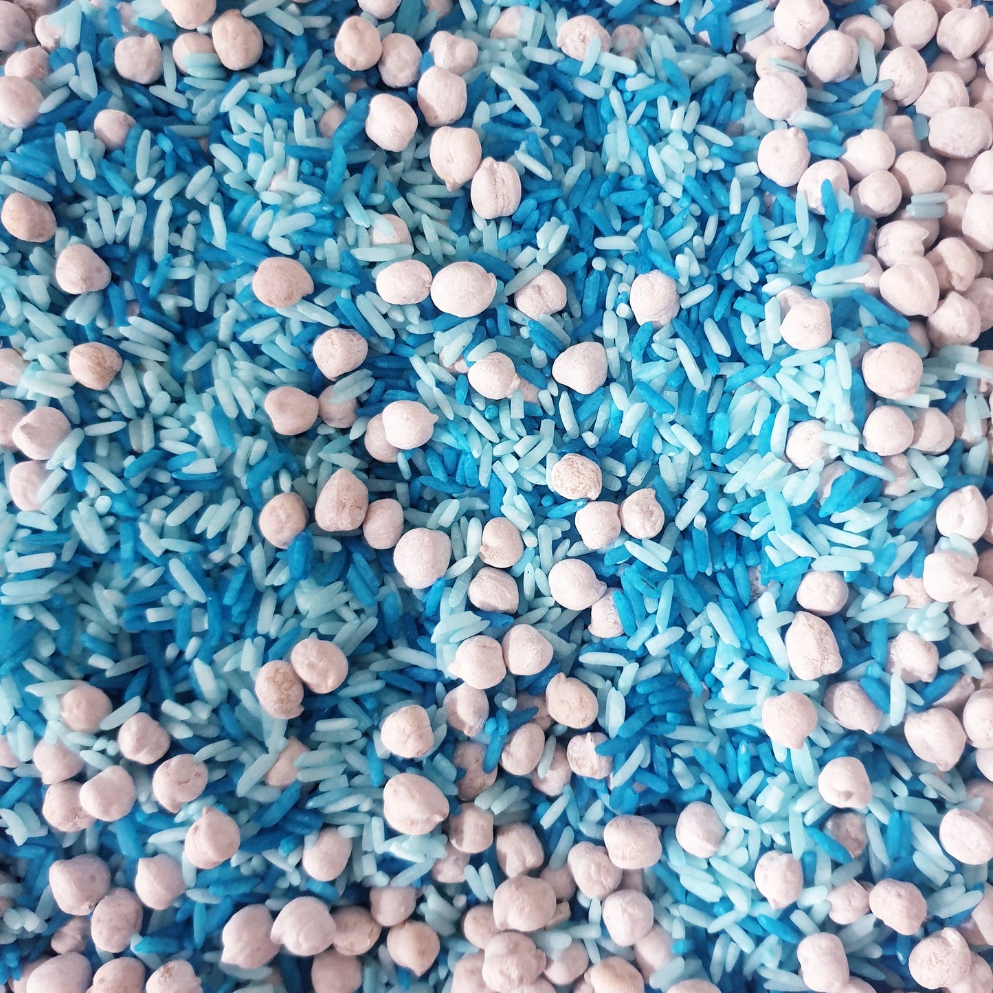 Sensory Coloured Play Rice Mix