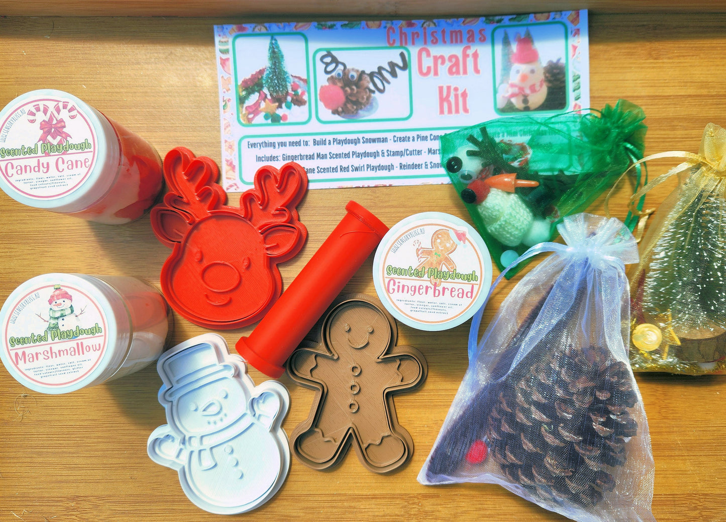 Christmas Craft & Scented Playdough Kit