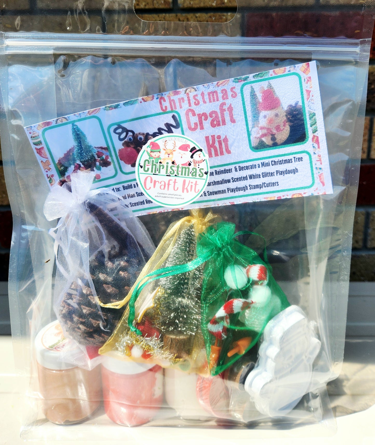 Christmas Craft & Scented Playdough Kit