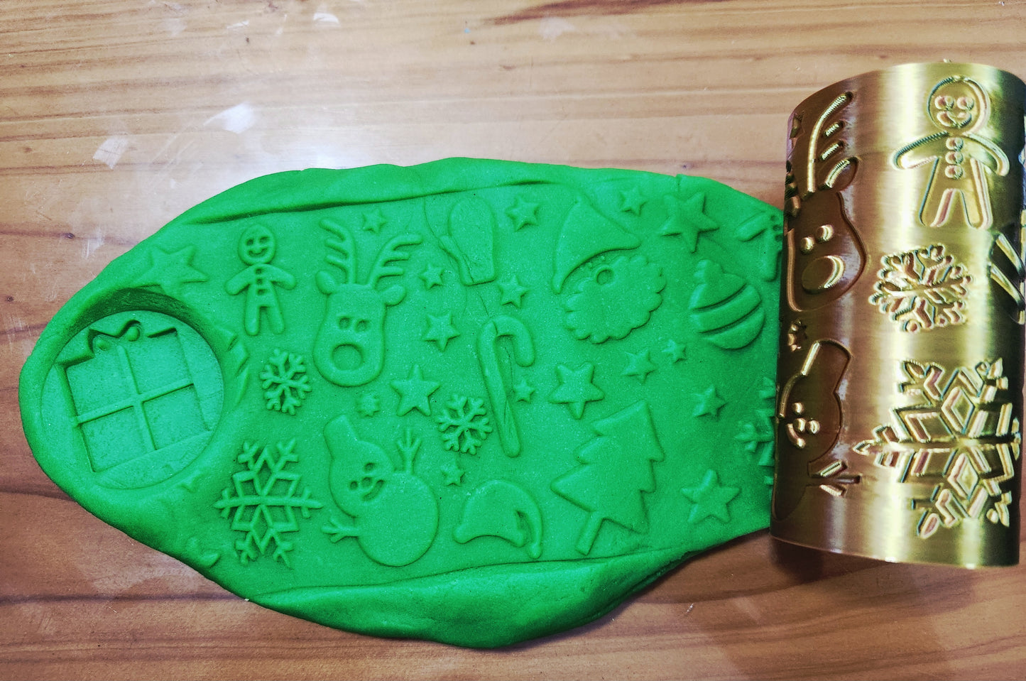 Themed Patterned Playdough Rollers