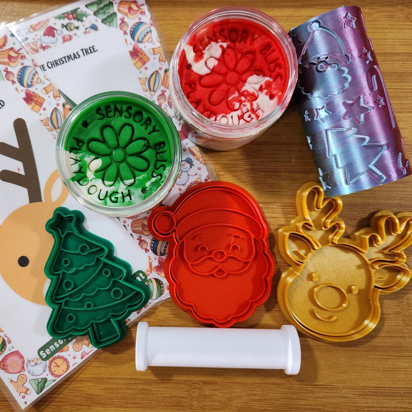 Christmas Playdough Kit - Scented Playdough