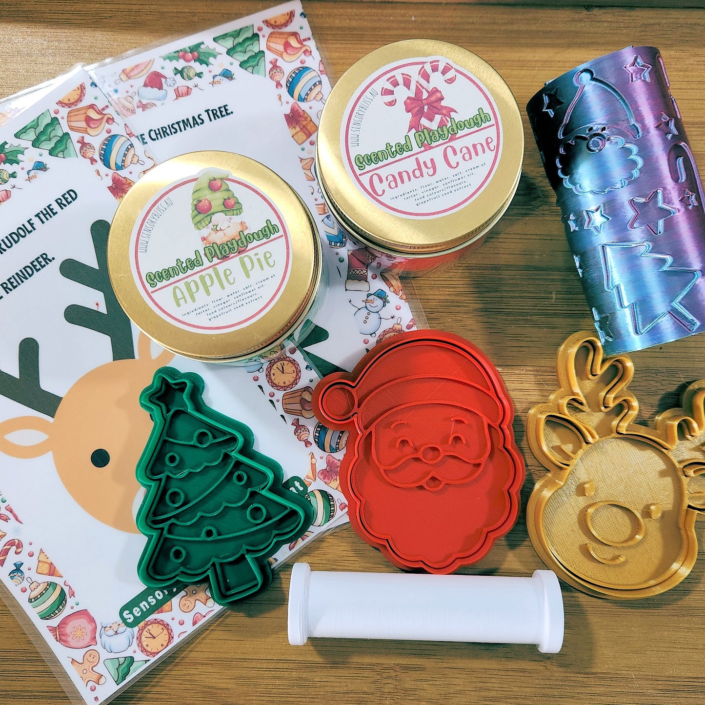 Christmas Playdough Kit - Scented Playdough