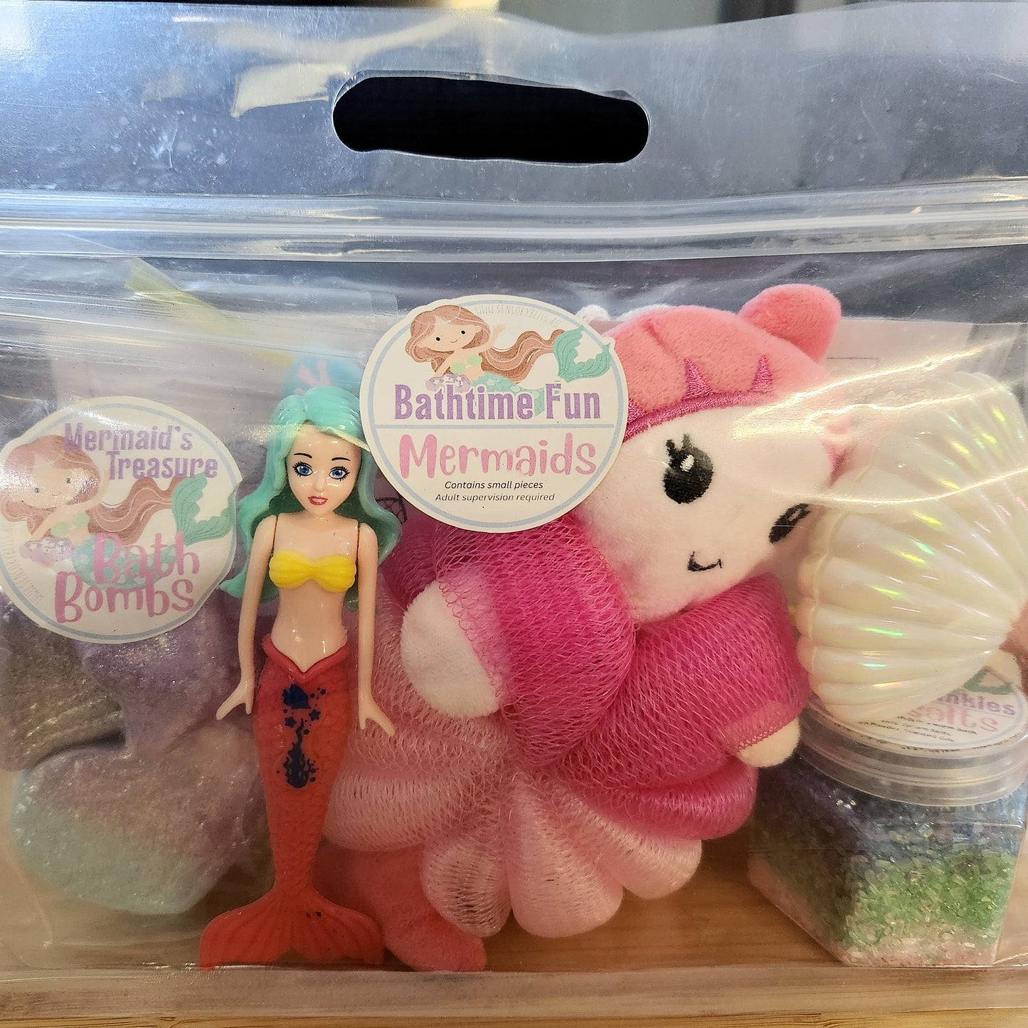 Mermaid Bathtime Fun Sensory Kit - Play & Colour