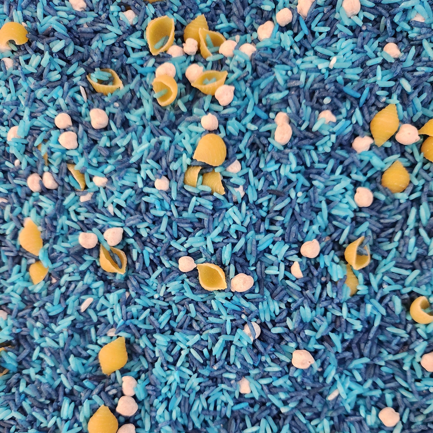 BULK Sensory Play Rice – 1.5kg Mixed Colour Blends