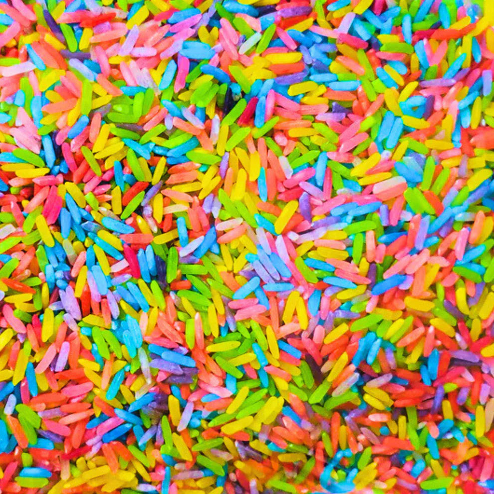 BULK Sensory Play Rice – 1.5kg Mixed Colour Blends