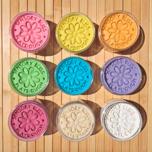 Pastel Playdough - Soft Homemade Natural Dough