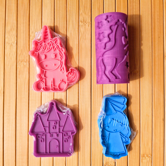 Enchanted Playdough Cutters, Stamps and Rollers