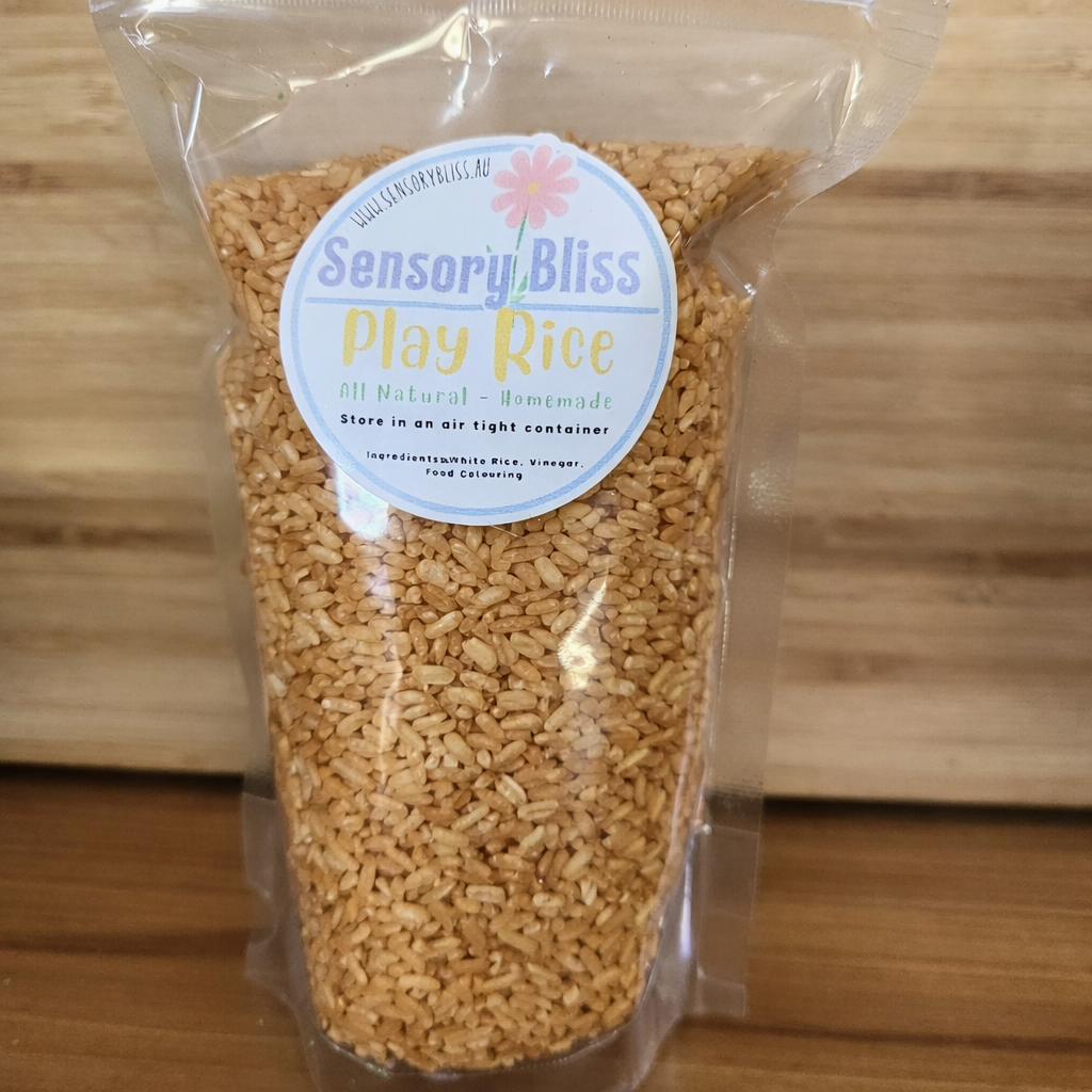 Sensory Play Rice - Homemade Coloured - 300g