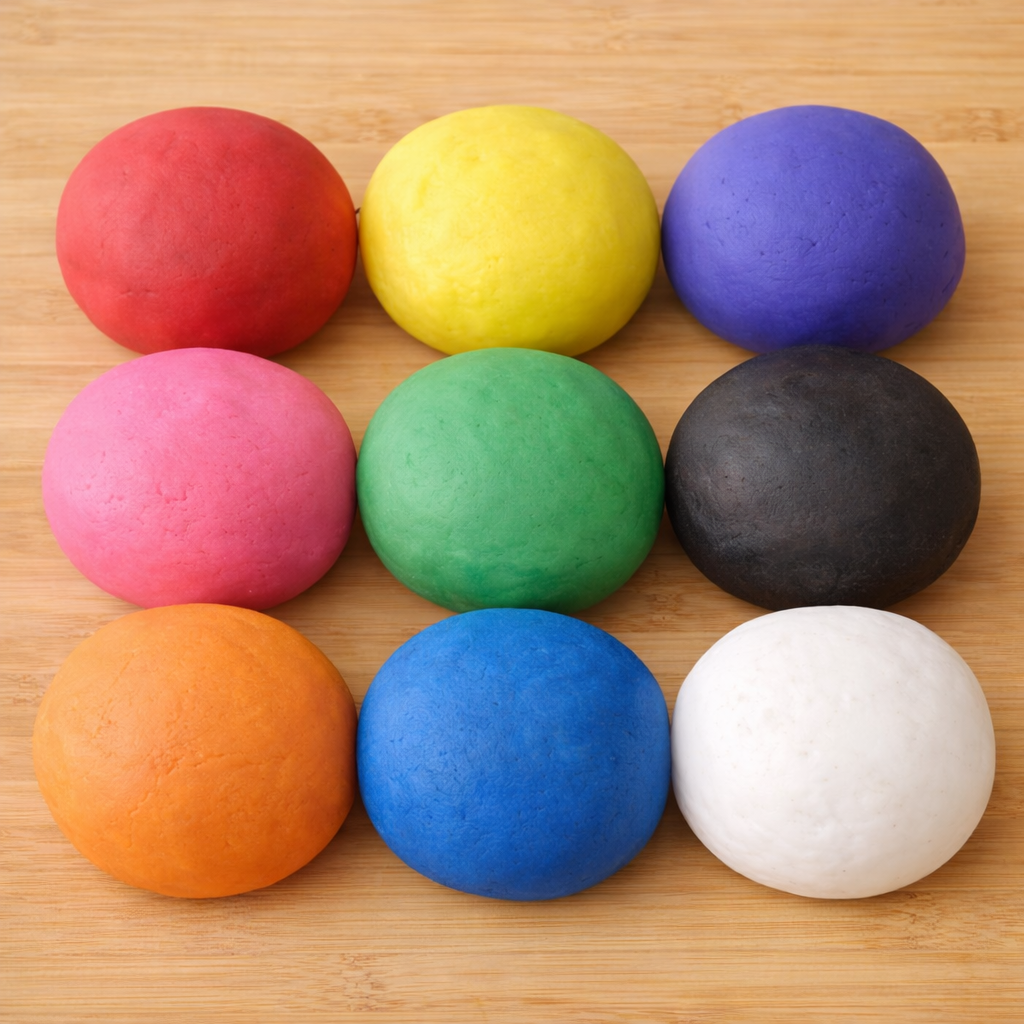 Bulk Bright Coloured Playdough – 1kg