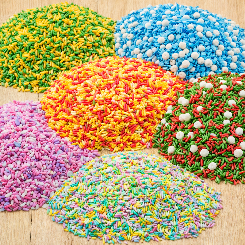 BULK Sensory Play Rice – 1.5kg Mixed Colour Blends