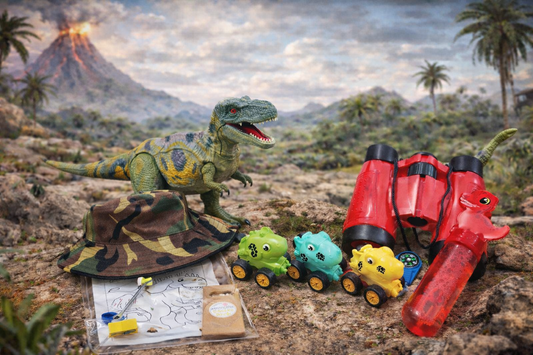 Dinosaur Adventures – Play & Colour Travel Kit