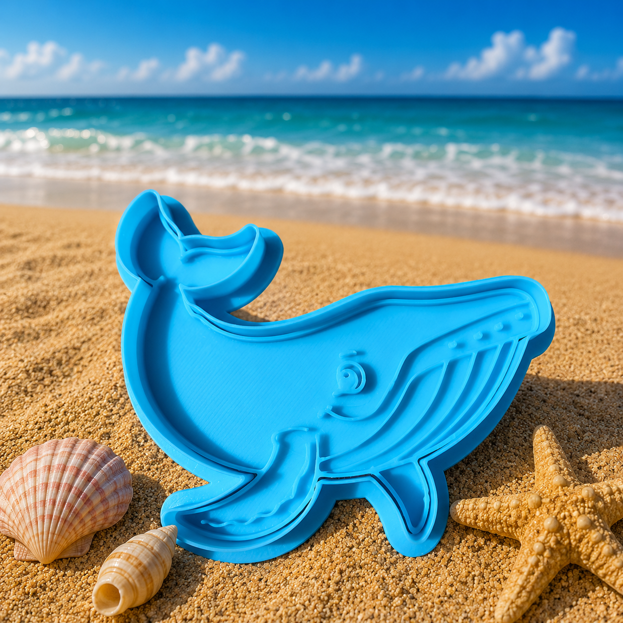 Under the Sea - Ocean Playdough Tools Cutters, Stamps and Rollers