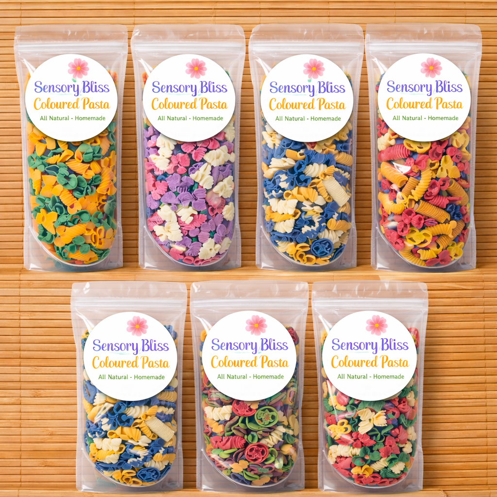 Sensory Coloured Pasta Mixes – 300g