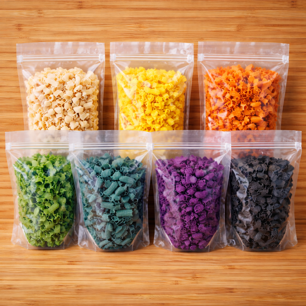 Sensory Play Pasta – Solid Colours (300g)