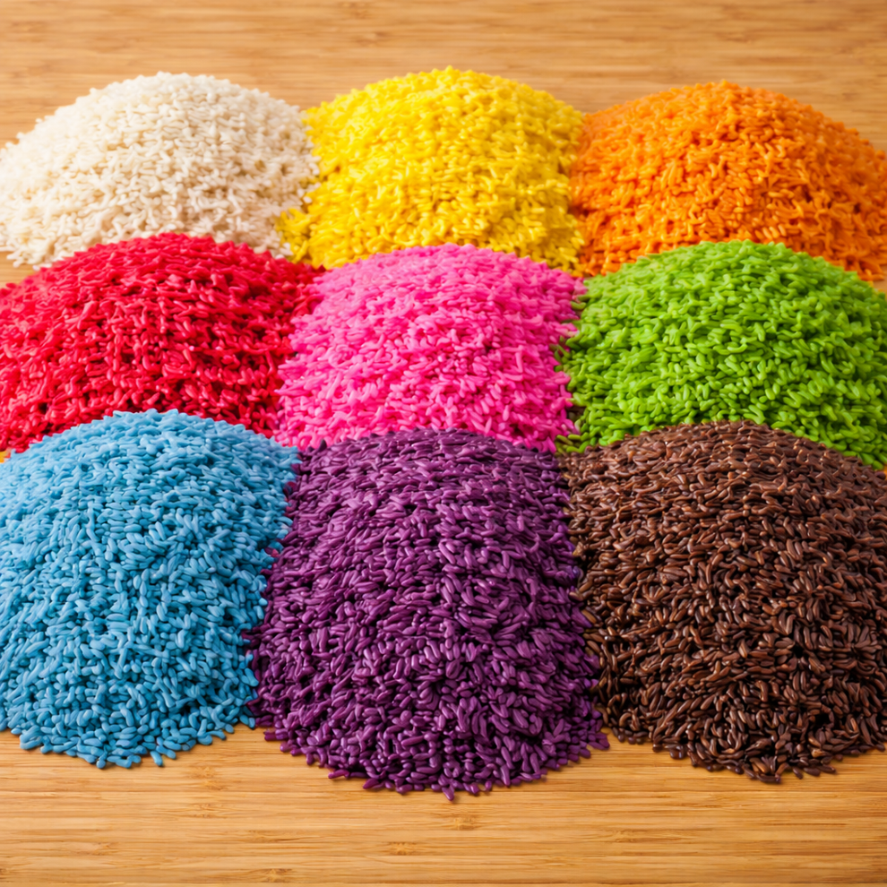 Sensory Play Rice - Homemade Coloured - 1.5Kg BULK – Sensory Bliss
