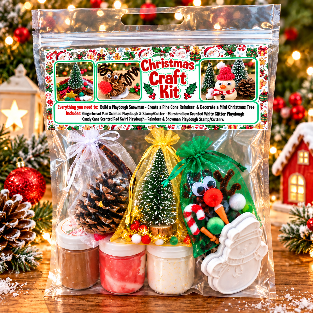 Christmas Sensory Craft & Scented Playdough Kit
