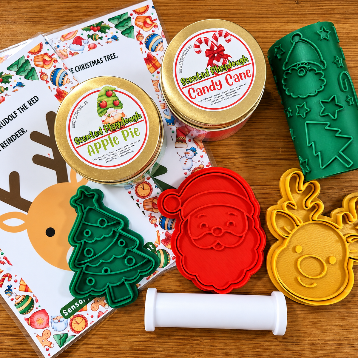 Christmas Playdough Kit - Scented Playdough