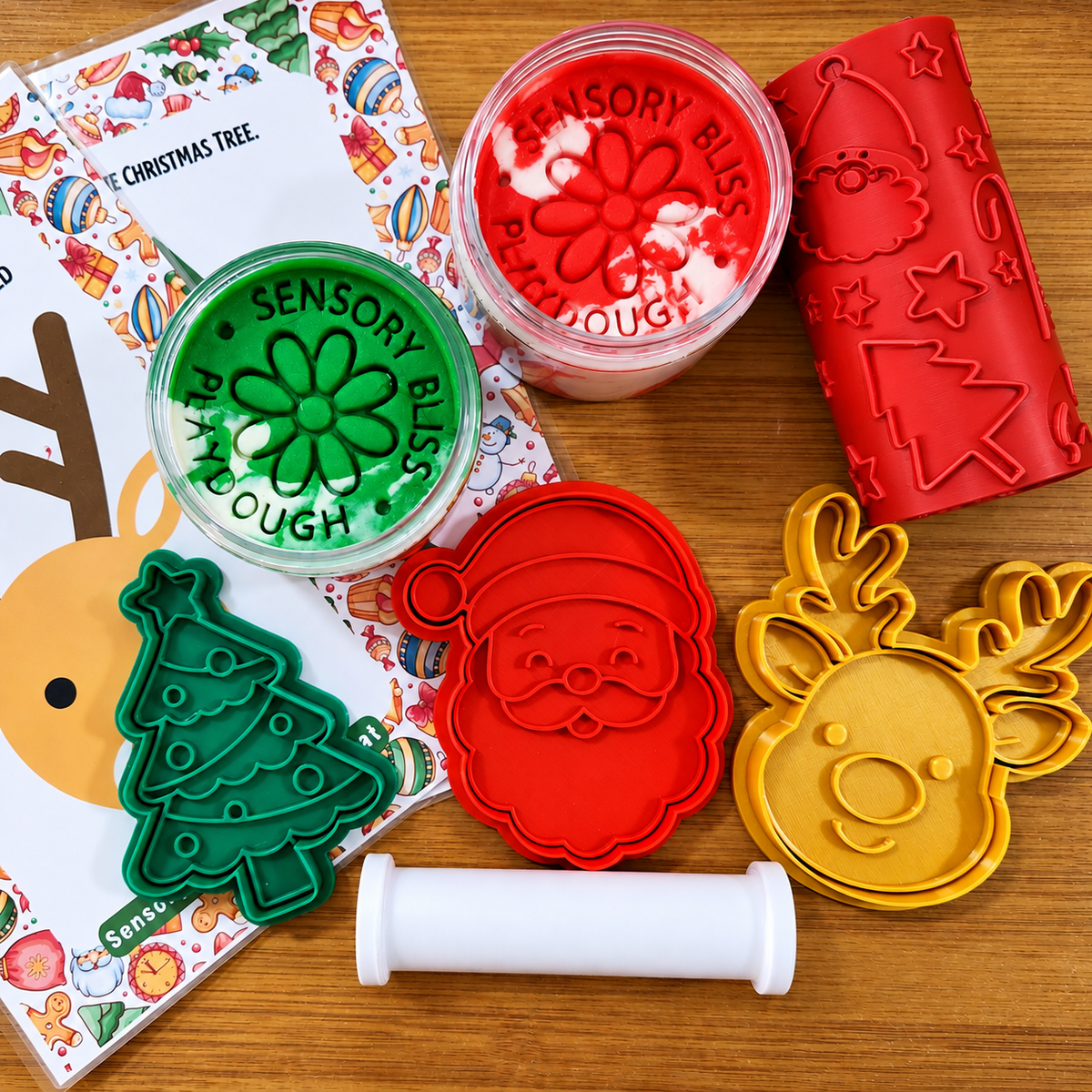 Christmas Playdough Kit - Scented Playdough
