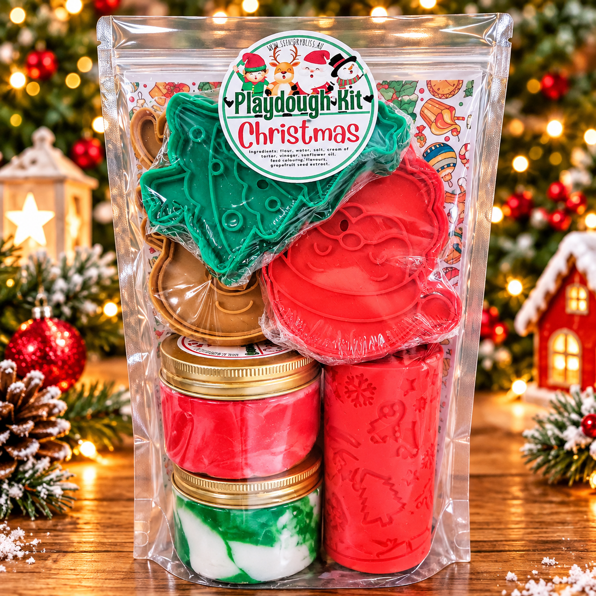 Christmas Playdough Kit - Scented Playdough