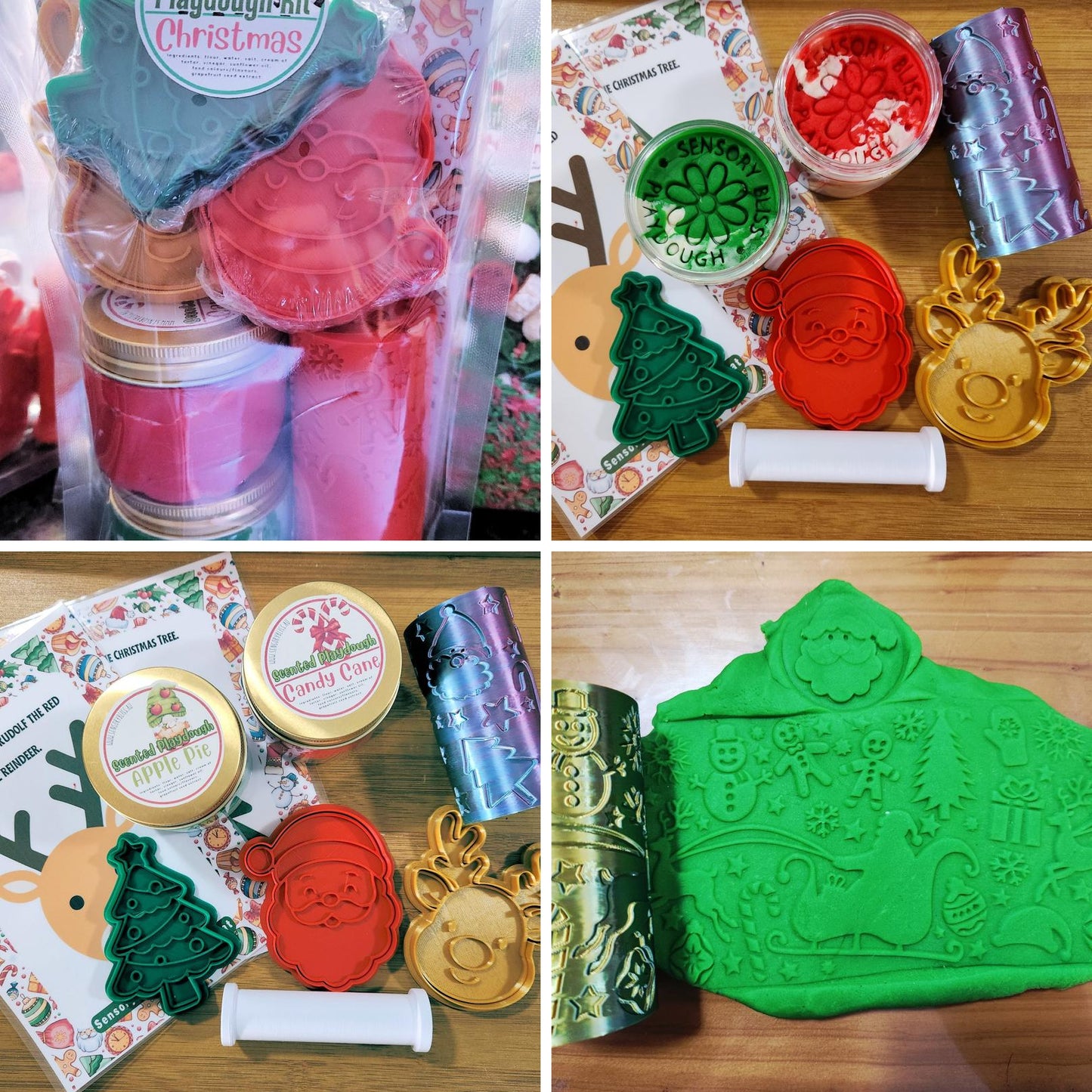 Christmas Playdough Kit - Scented Playdough