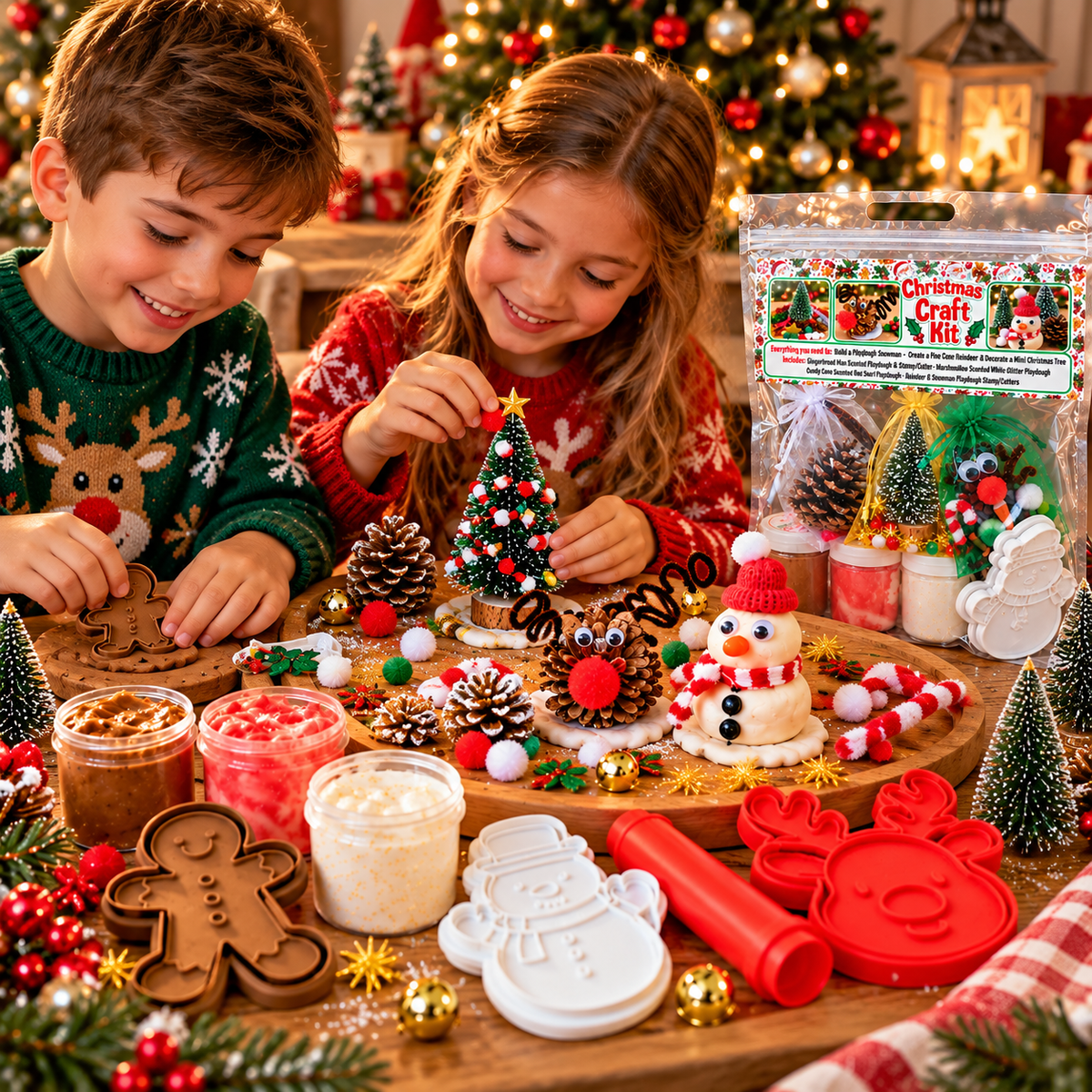 Christmas Sensory Craft & Scented Playdough Kit