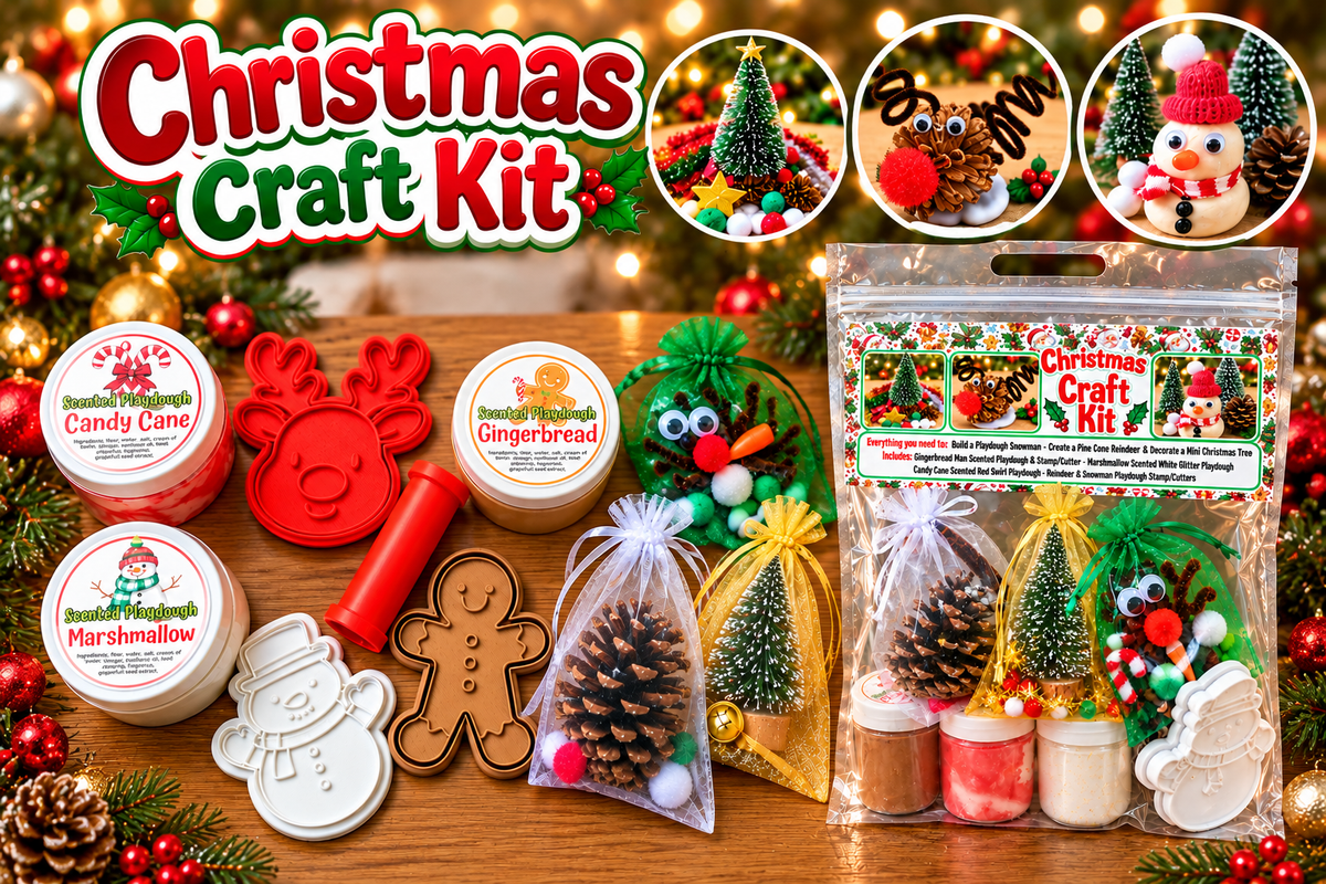 Christmas Sensory Craft & Scented Playdough Kit