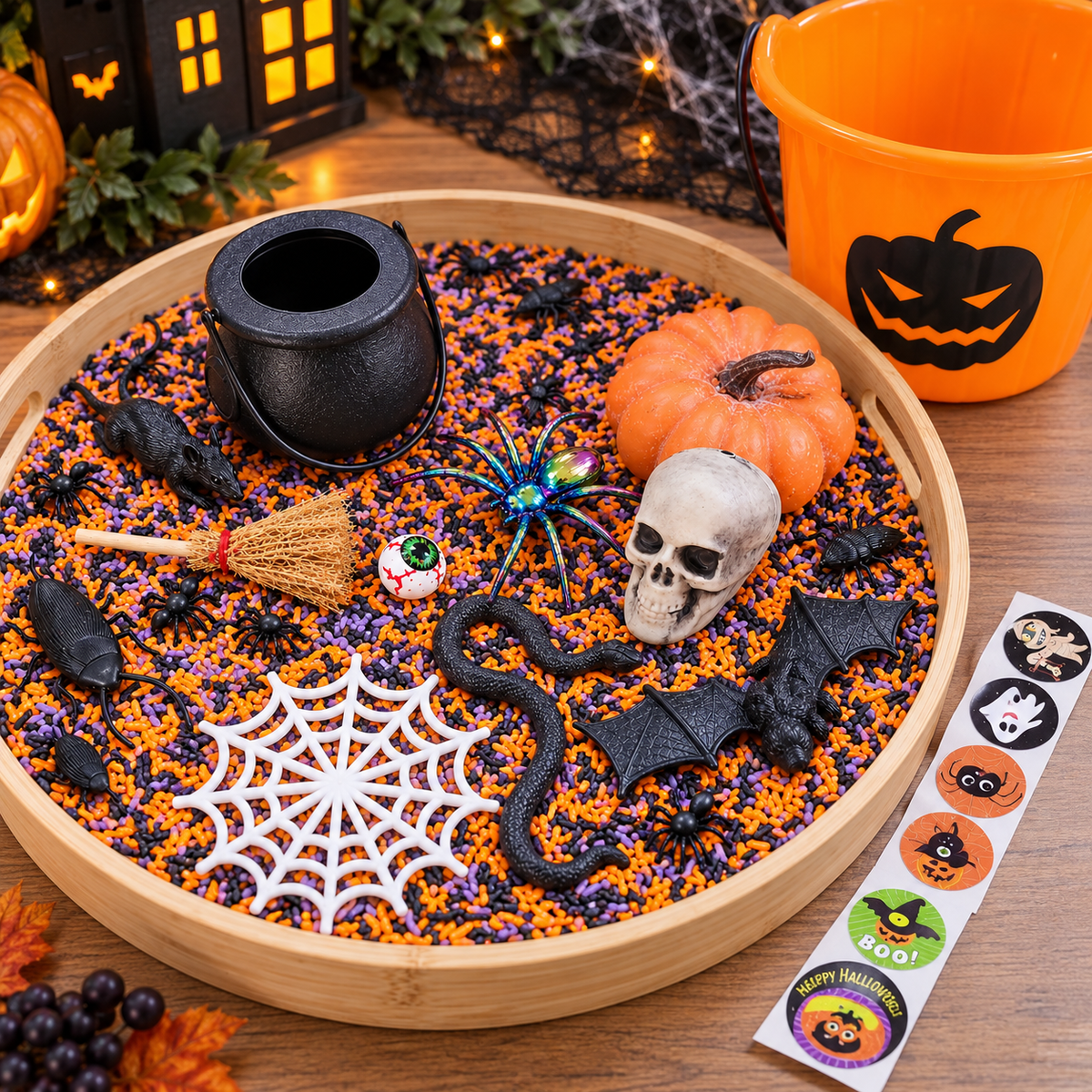Halloween Pour & Play Kit + Random Halloween Bucket