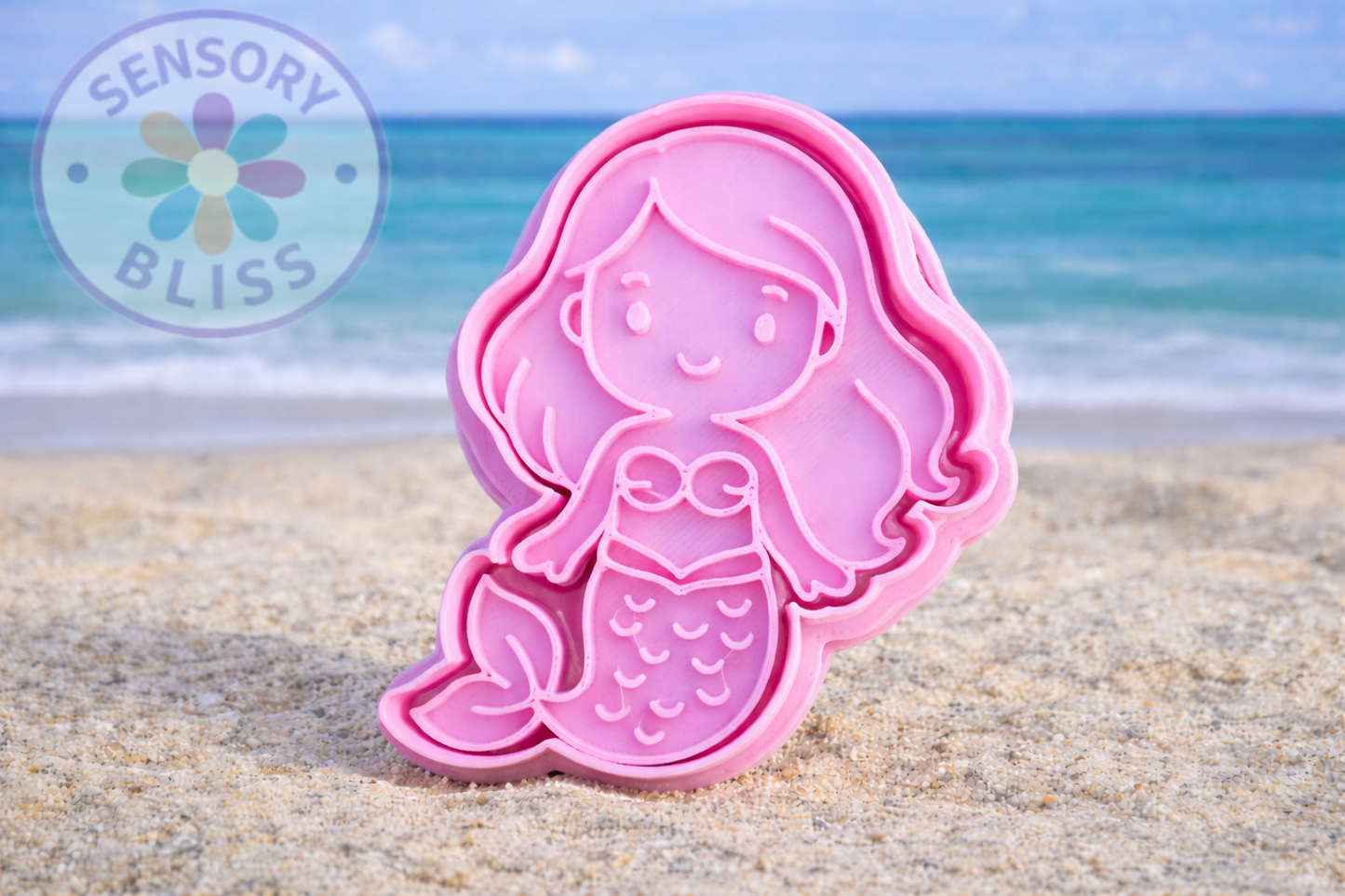 Mermaid Theme Playdough Cutters/Stamps & Patterned Rollers