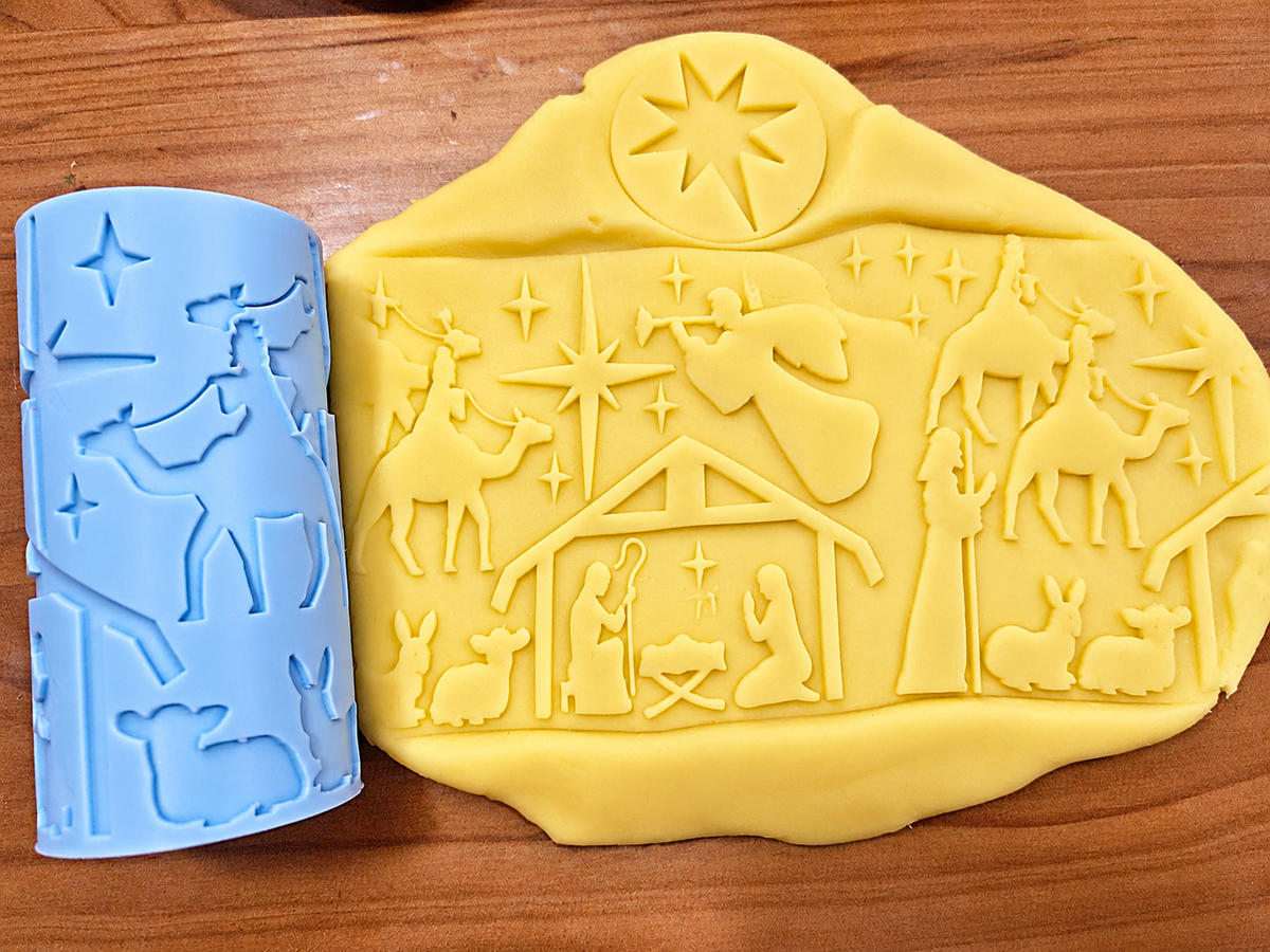 Nativity Scene Playdough Kit - Christian Christmas Edition