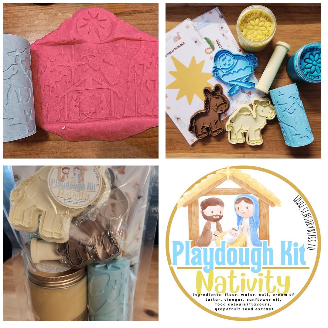 Nativity Playdough Kit - Christmas Edition