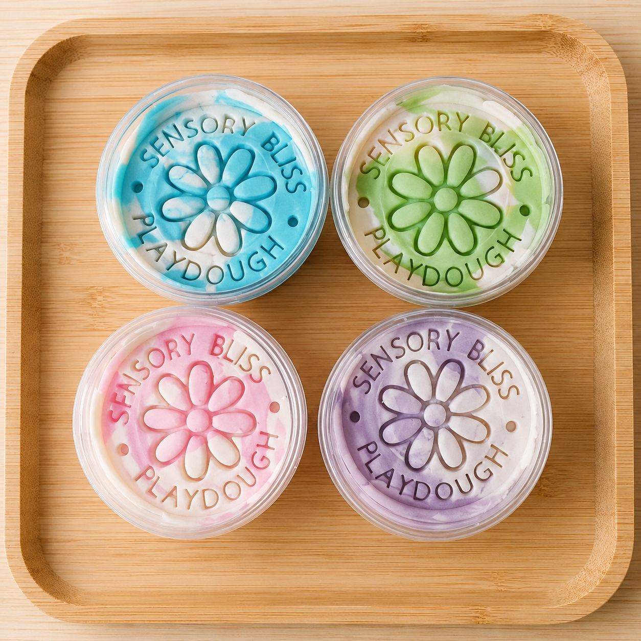Pastel Swirl Ice-Cream Scented Playdough - 250g