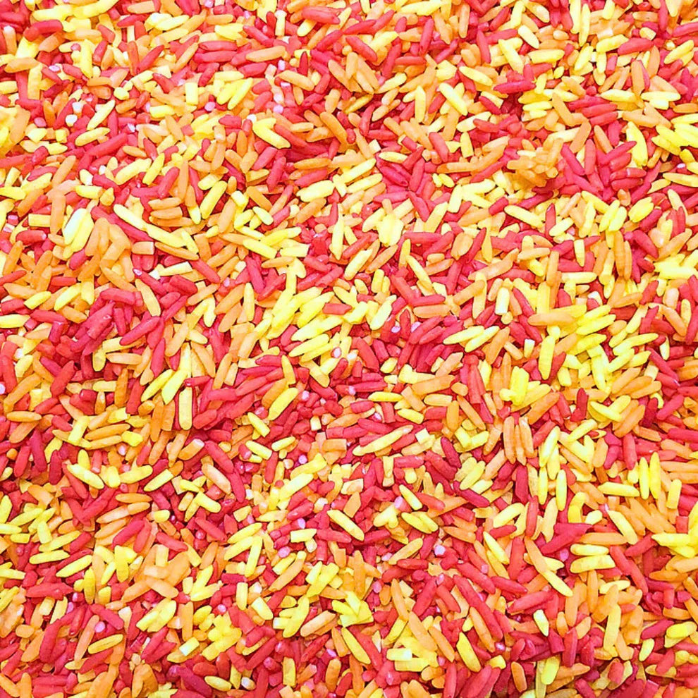 BULK Sensory Play Rice – 1.5kg Mixed Colour Blends