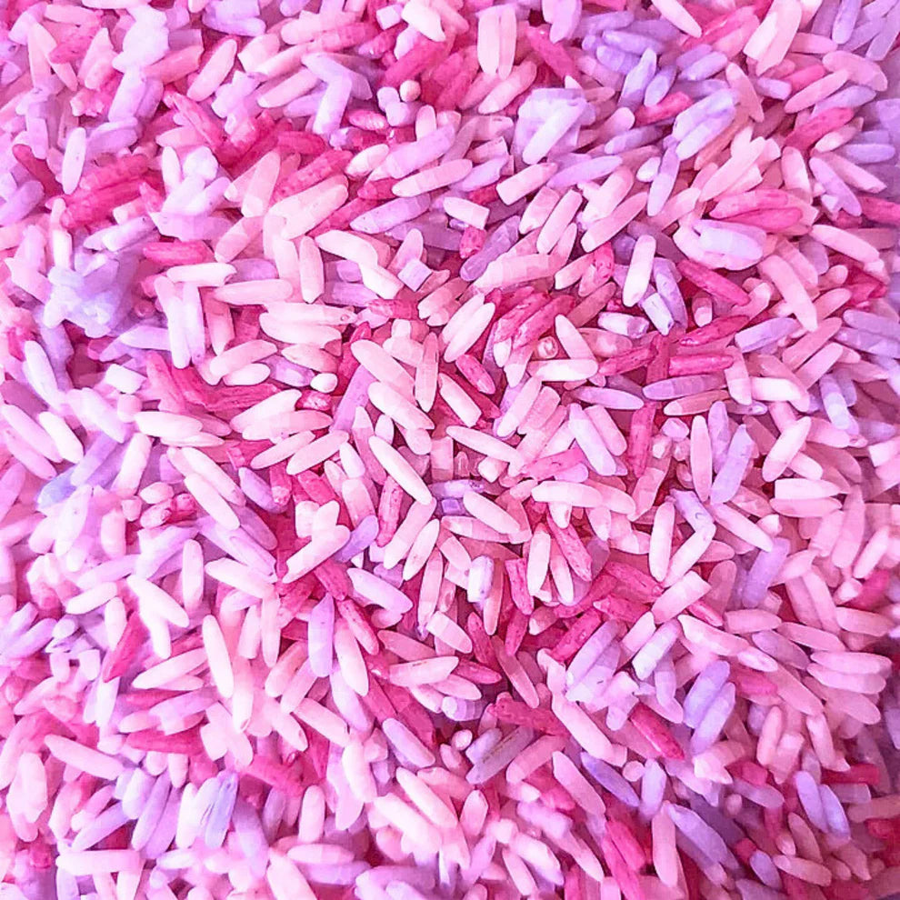 BULK Sensory Play Rice – 1.5kg Mixed Colour Blends