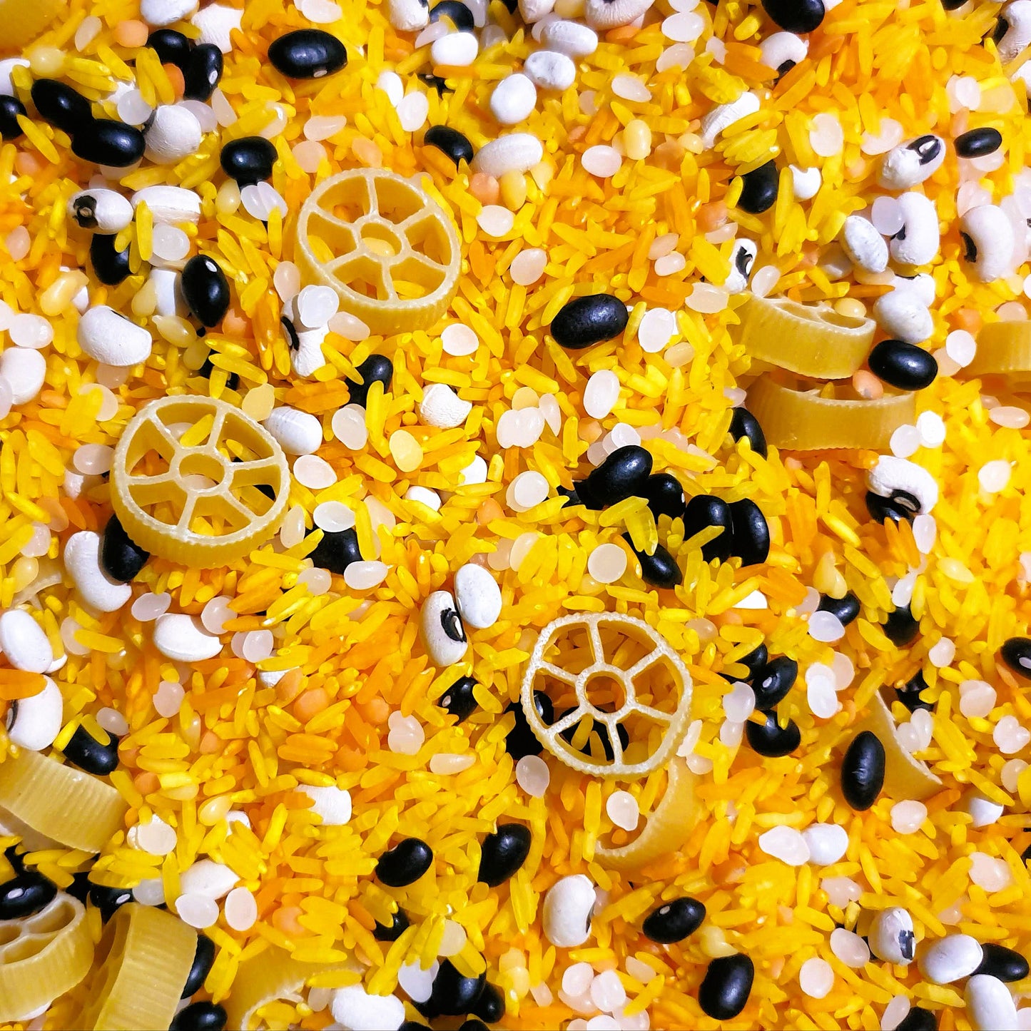 BULK Sensory Play Rice – 1.5kg Mixed Colour Blends