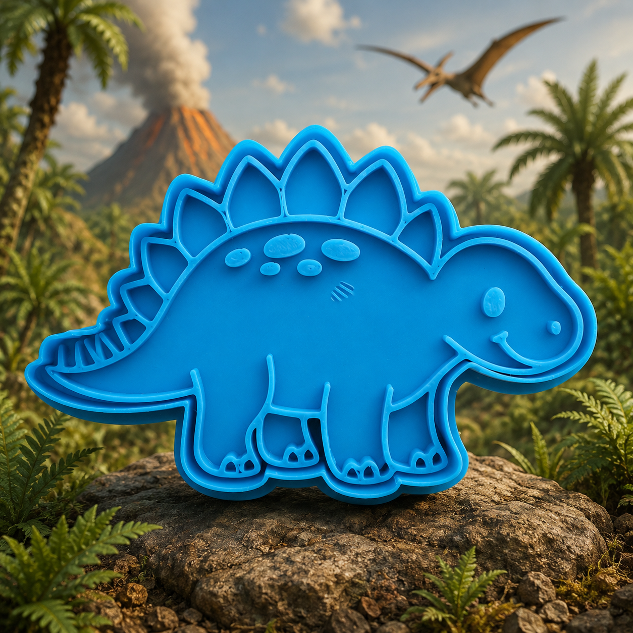 Dinosaur Playdough Cutters, Stamps and Patterned Rollers