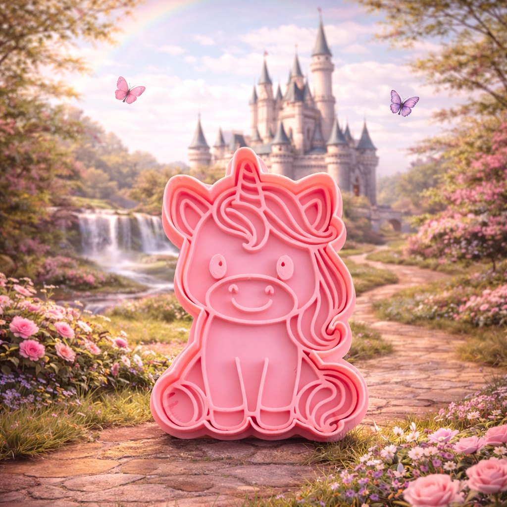 Unicorn Kingdom Playdough Cutters, Stamps and Rollers